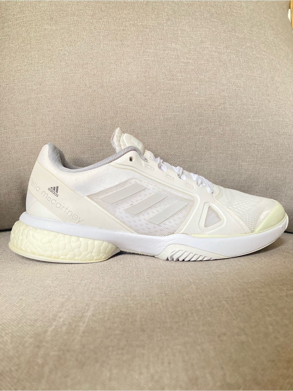 Adidas Stella McCartney Barricade Boost Tennis Shoes White 6.5